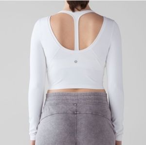 8 rare lululemon rise cropped long sleeve